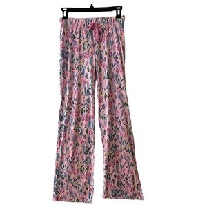 LILLY PULITZER PAJAMA PANTS IN PINK BLOSSOM GIRLS NIGHT OUT SIZE XS